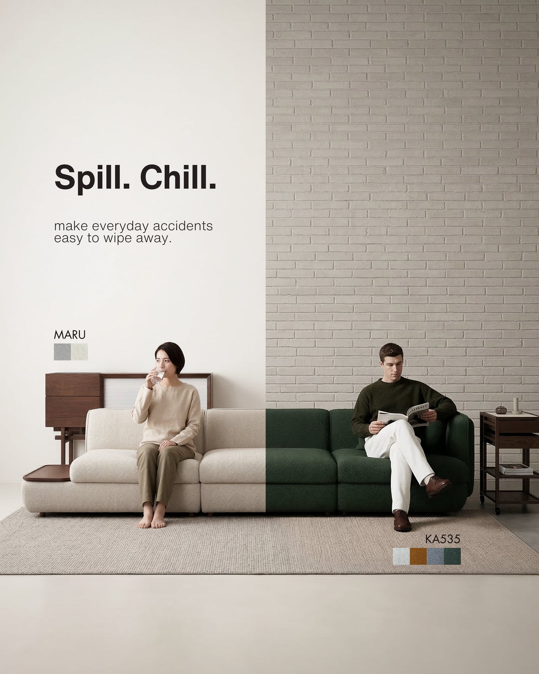 Spill. Chill. Repeat. Why Performance Fabric Sofas Are Taking Over Homes in Malaysia