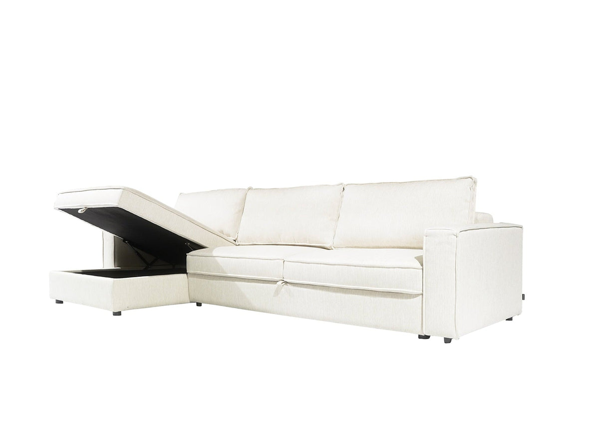 Camille 3L + Chaise Left W/Storage Cube (Set) – Commune-MY