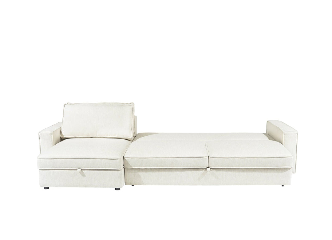 Camille 3L + Chaise Left W/Storage Cube (Set)