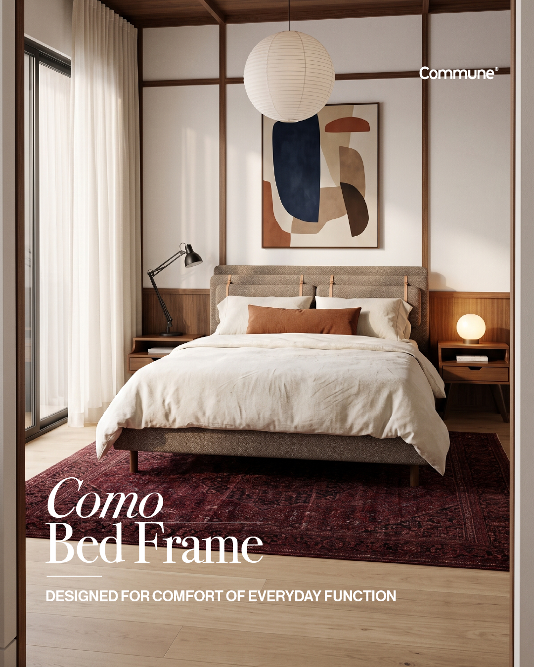 Como Bed Frame - King