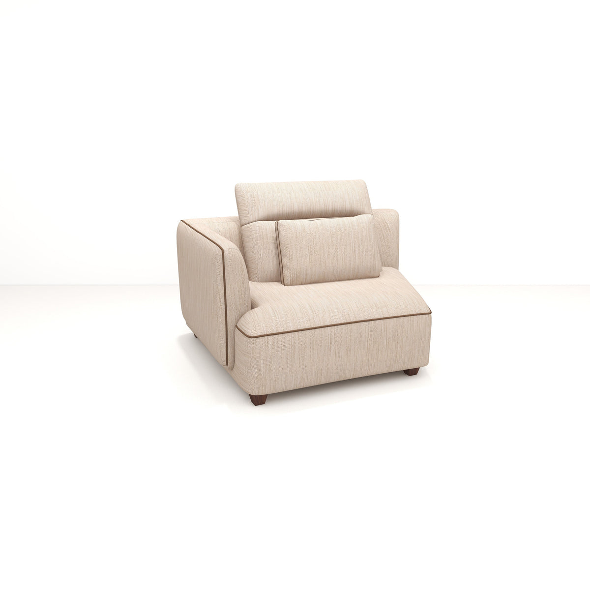 Montserrat Sofa Angle 1 Seater W/Left Arm