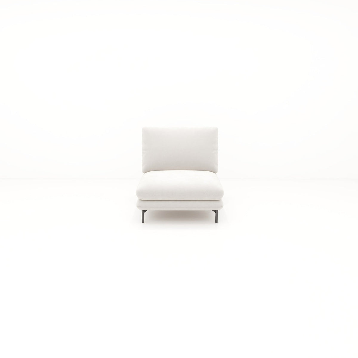Crème II Sofa 1 Seater Armless