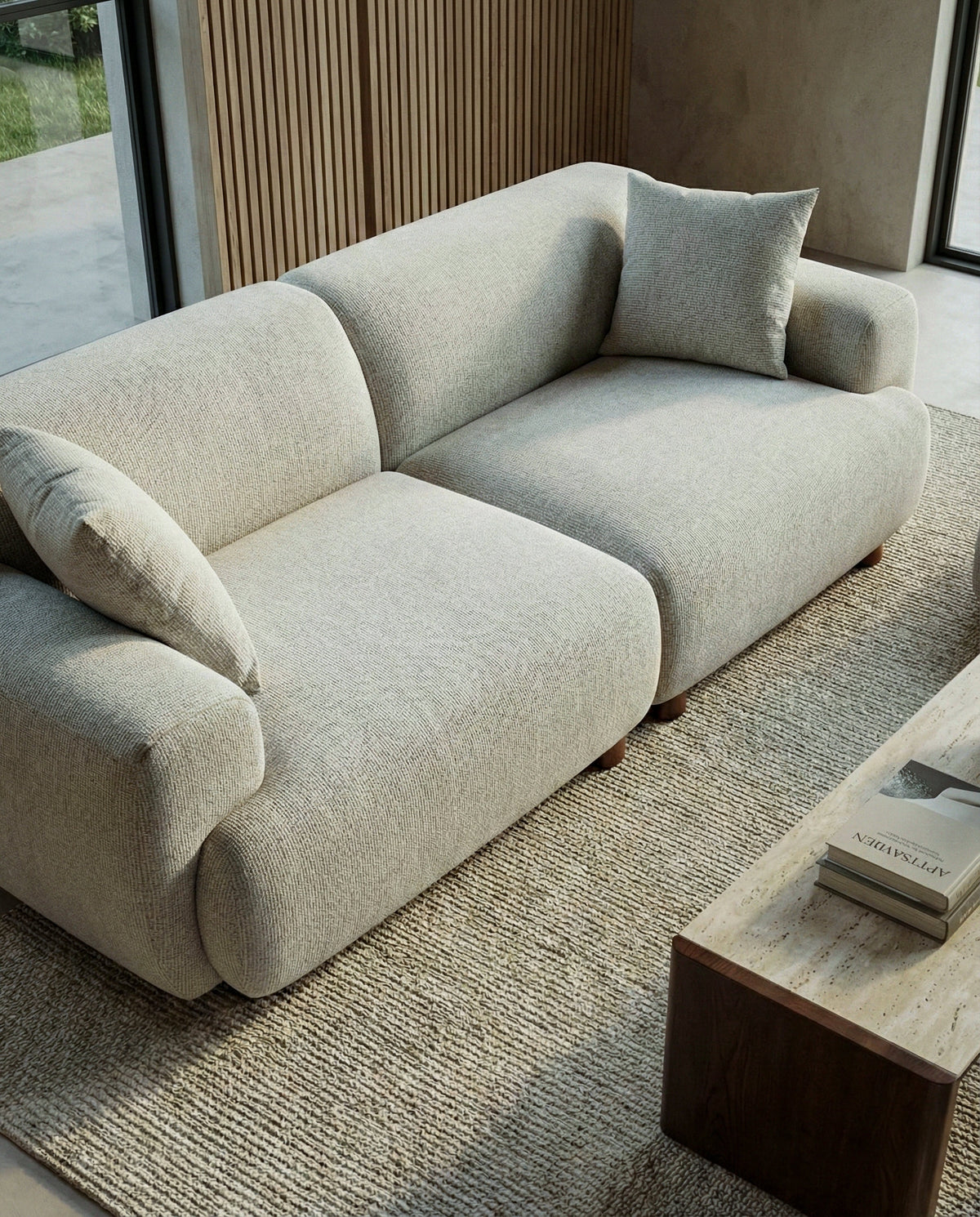 Grabb 4-Seater Fabric Sofa (Set)