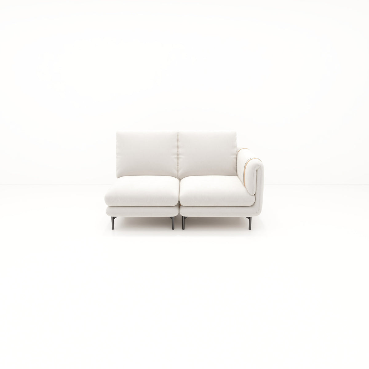 Crème II Sofa 2 Seater W/Right Arm